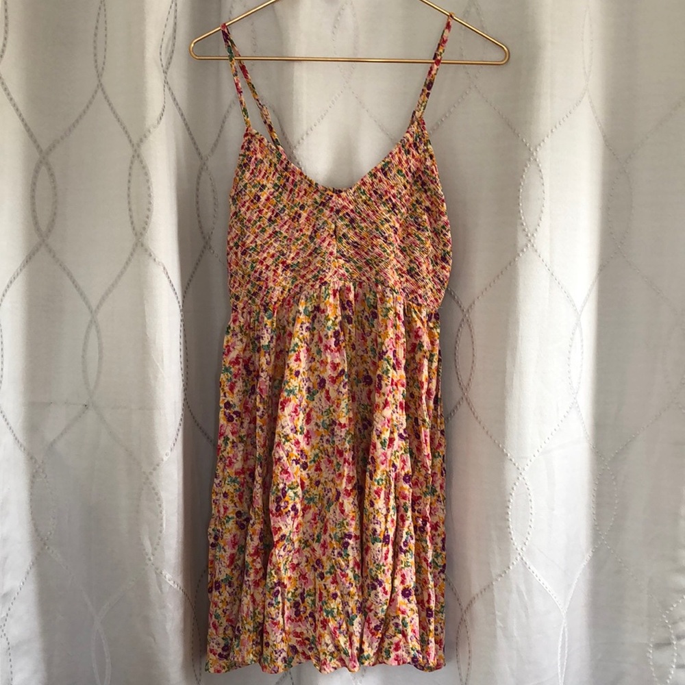 NWT Angie Short Dress- Floral Multicolor
